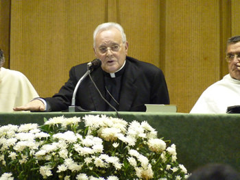 Cardenal Carlos Amigo. Presentación del libro Sedientos de su palabra