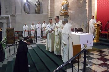 Profesiones en la iglesia de San Pablo de Valladol